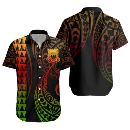 Tuvalu Short Sleeve Shirt Kakau Style