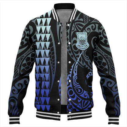 Tuvalu Baseball Jacket Kakau Style