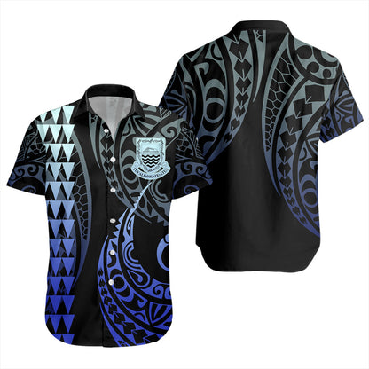 Tuvalu Short Sleeve Shirt Kakau Style