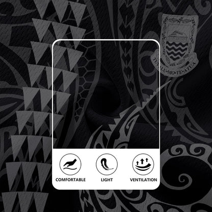 Tuvalu Rugby Jersey Kakau Style