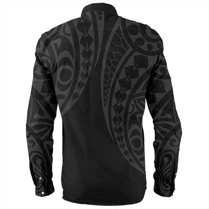 Tuvalu Long Sleeve Shirt Kakau Style