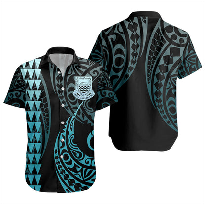 Tuvalu Short Sleeve Shirt Kakau Style Ver.1