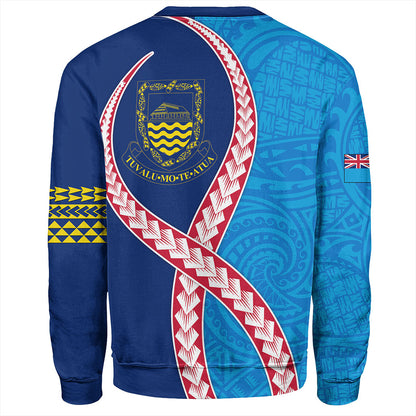 Tuvalu Sweatshirt Tribal Polynesian In My Heart