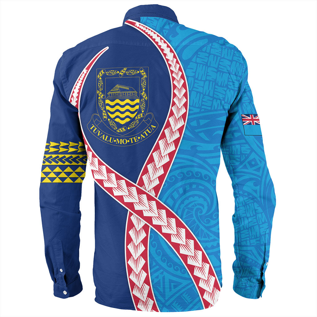 Tuvalu Long Sleeve Shirt Tribal Polynesian In My Heart