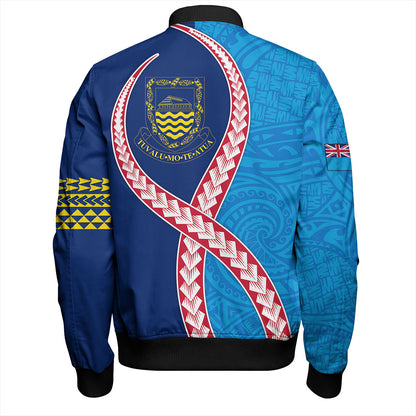 Tuvalu Bomber Jacket Tribal Polynesian In My Heart