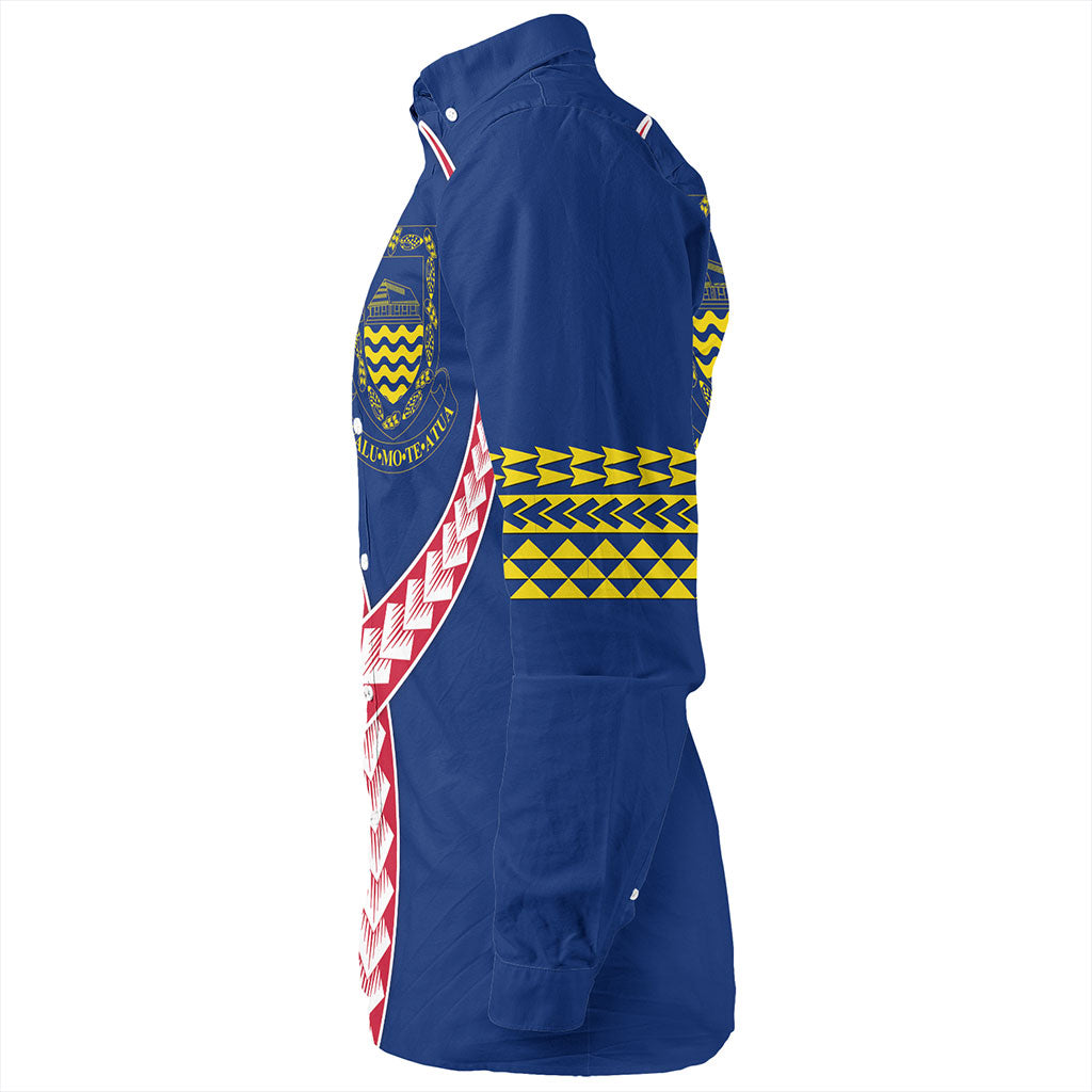 Tuvalu Long Sleeve Shirt Tribal Polynesian In My Heart