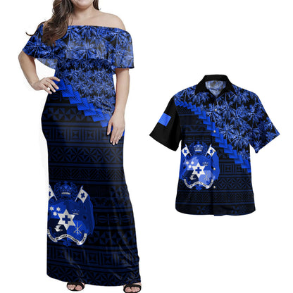Tonga Combo Dress And Shirt Golden Coconut