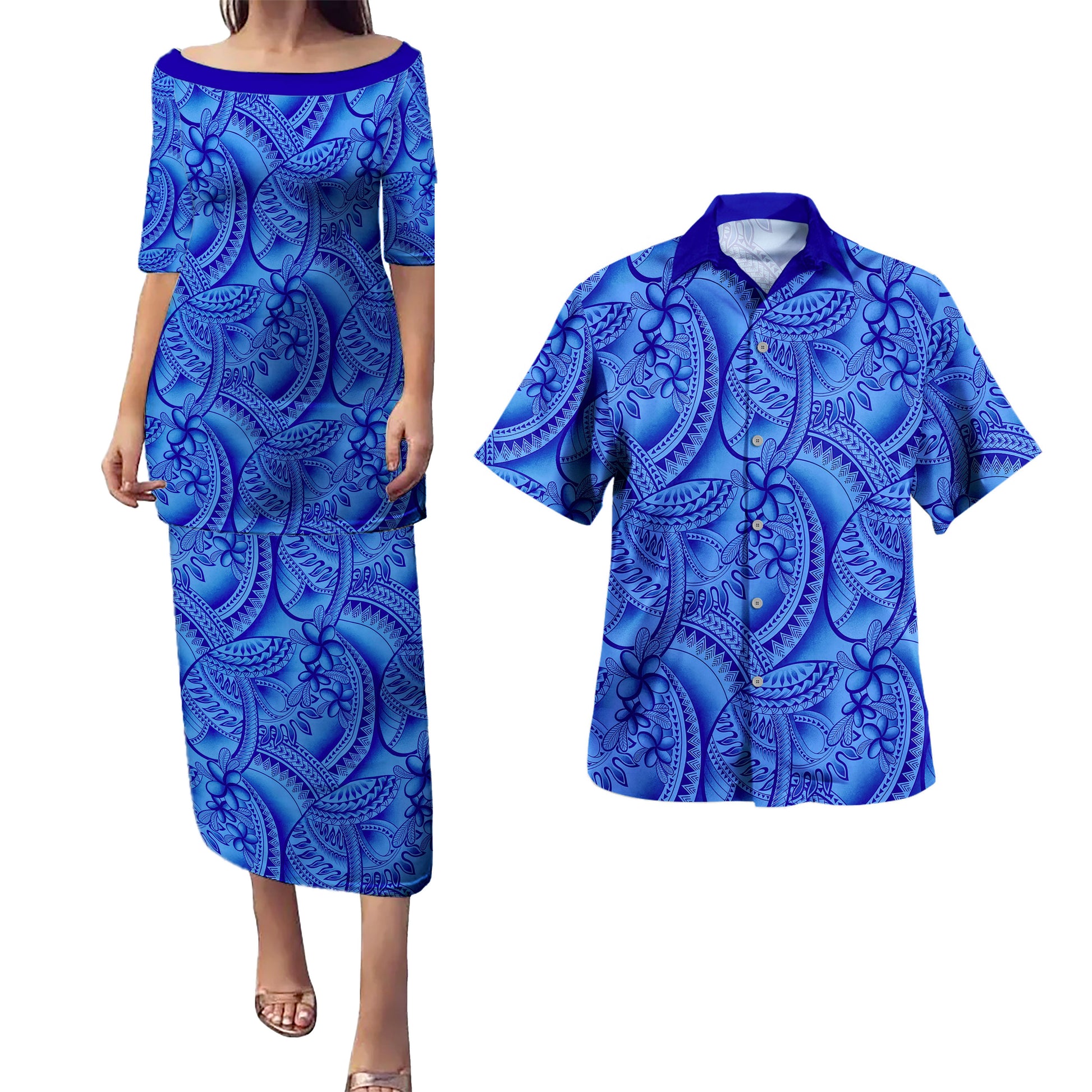 Samoa Combo Puletasi And Shirt Fabric Tattoo Design