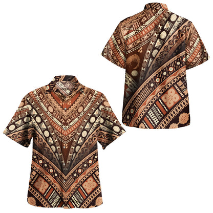 Polynesian Patterns Vintage Style Puletasi And Shirt