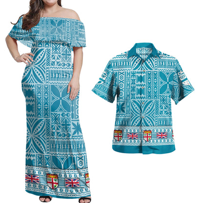 Fiji Combo Dress And Shirt Clasic Bula Flag