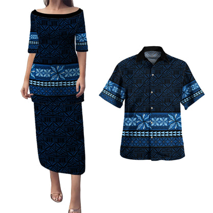 Samoa Combo Puletasi And Shirt Tapa Island Elegance