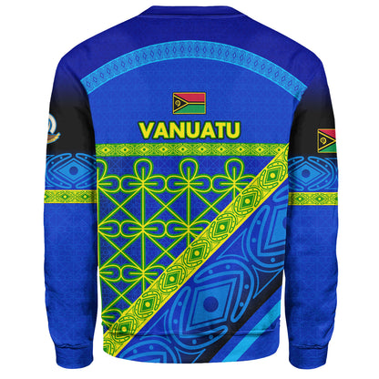 Vanuatu Sweatshirt Coat Of Arms Mutis En Atan Vanuatu Cultural