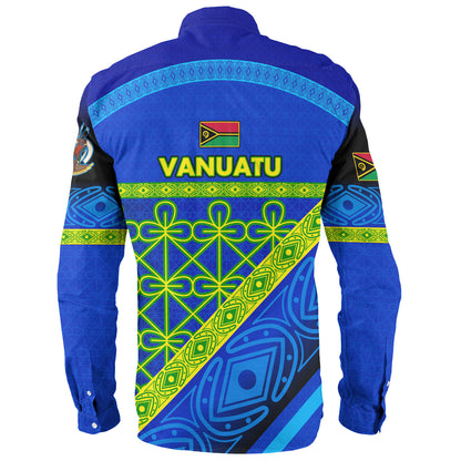Vanuatu Long Sleeve Shirt Coat Of Arms Mutis En Atan Vanuatu Cultural