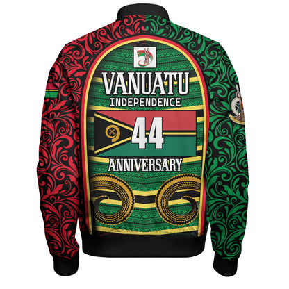 Vanuatu Bomber Jacket Happy Independence Day Vanuatu Design