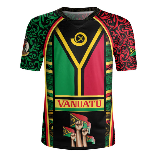 Vanuatu Rugby Jersey Happy Independence Day Vanuatu Design