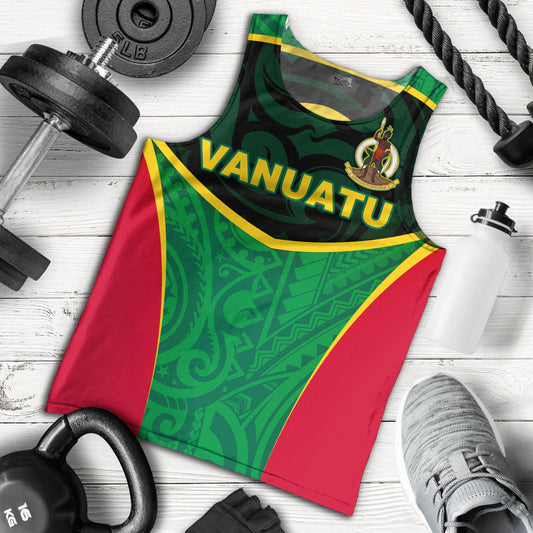 Vanuatu Tank Top Seal Tribal Patterns