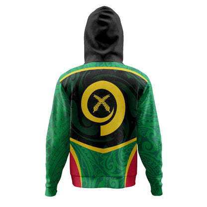 Vanuatu Hoodie Seal Tribal Patterns