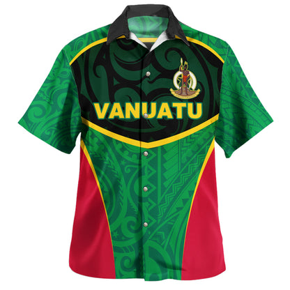 Vanuatu Hawaiian Shirt Coat Of Arms Mutis En Atan Vanuatu Cultural