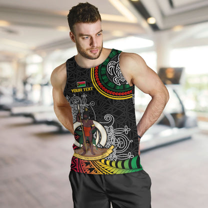 Vanuatu Tank Top Custom Seal With Mutis En Atan Patterns