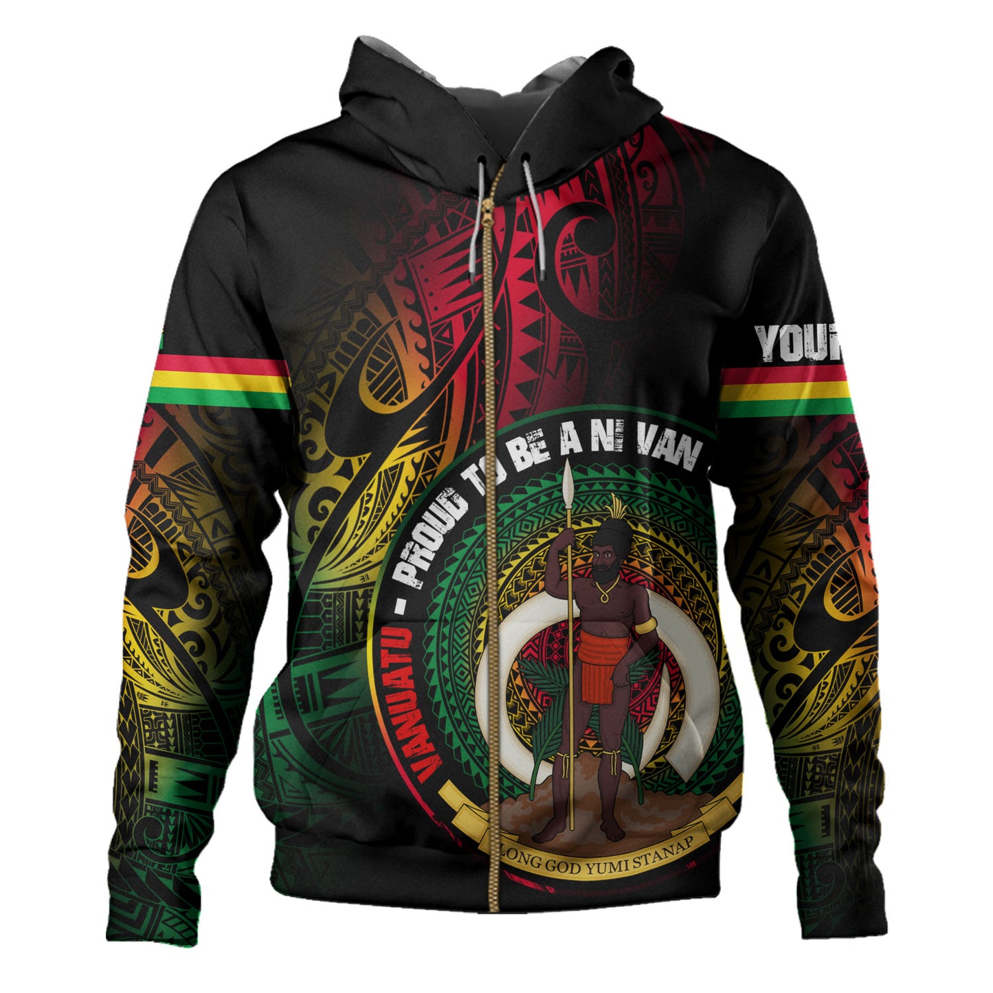 Vanuatu Hoodie Custom Vanuatu Proud To Be A Ni Van Design