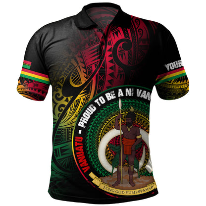 Vanuatu Polo Shirt Custom Vanuatu Proud To Be A Ni Van Design