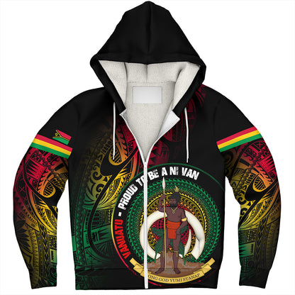 Vanuatu Sherpa Hoodie Custom Vanuatu Proud To Be A Ni Van Design