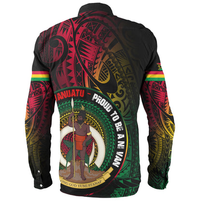 Vanuatu Long Sleeve Shirt Custom Vanuatu Proud To Be A Ni Van Design