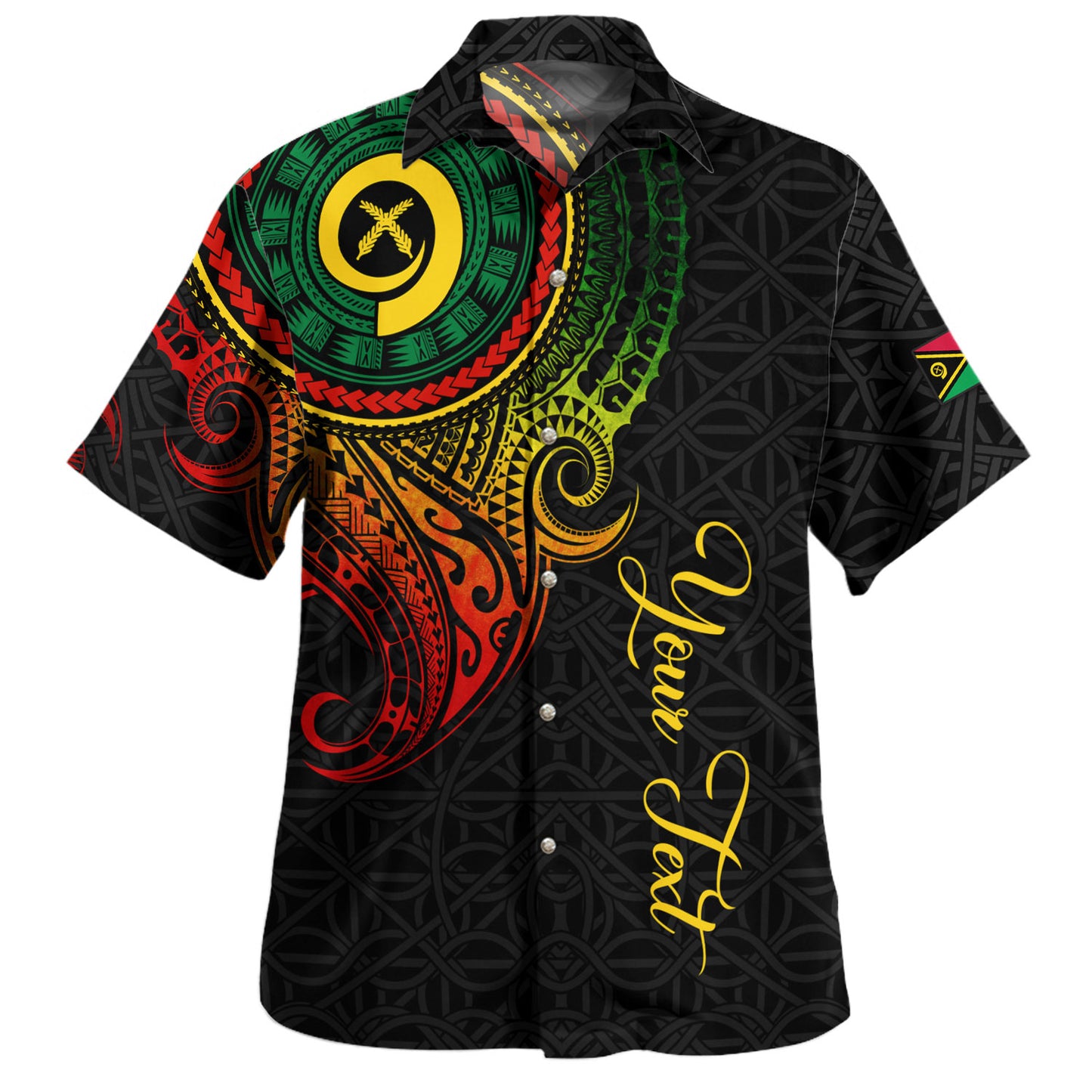 Fiji Hawaiian Shirt - Custom Fijian Pride Masi Patterns