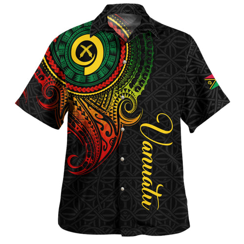 Fiji Hawaiian Shirt - Custom Fijian Pride Masi Patterns