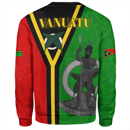 Vanuatu Sweatshirt Melanesia Flag Design