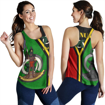 Vanuatu Women Tank Melanesia Flag Design