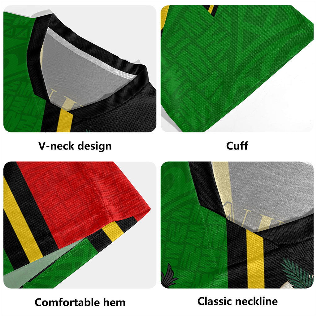 Vanuatu Rugby Jersey Melanesia Flag Design