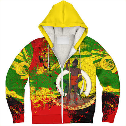 Vanuatu Sherpa Hoodie Tribal Grunge Style