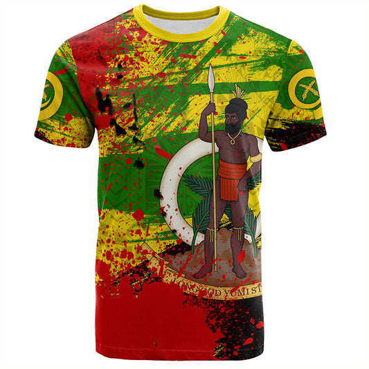 Vanuatu T-Shirt Tribal Grunge Style