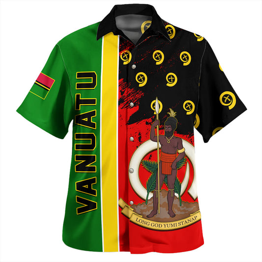 Vanuatu Hawaiian Shirt Tribal Grunge Style
