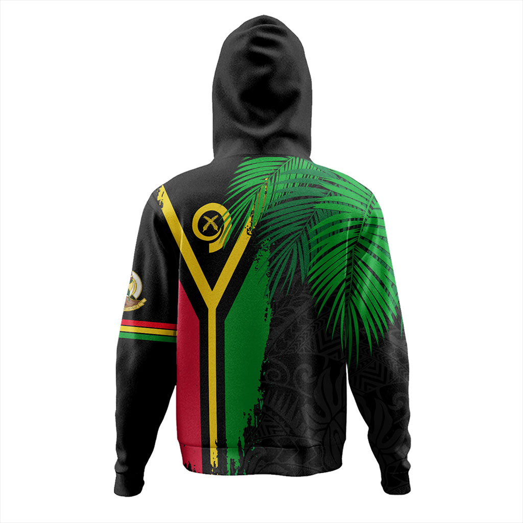 Vanuatu Hoodie Special Fabric Leaves