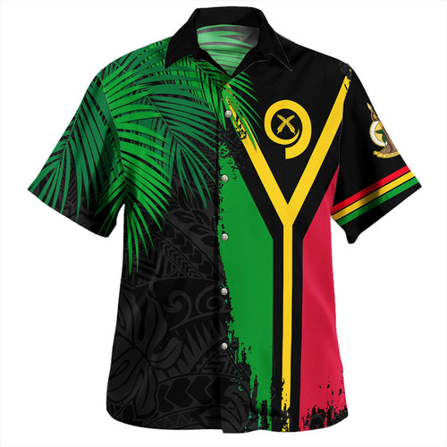 Vanuatu Hawaiian Shirt Special Fabric Leaves