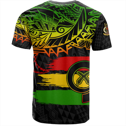 Vanuatu T-Shirt Tribal Grunge Flag