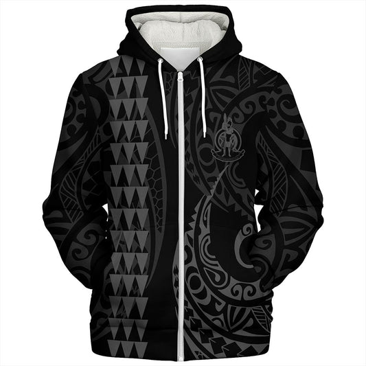 Vanuatu Sherpa Hoodie Kakau Style