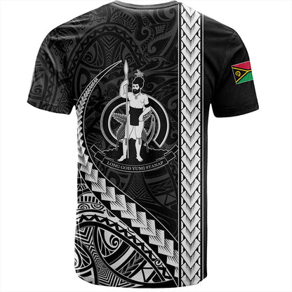 Vanuatu T-Shirt Tribal Melanesian Coat Of Arms