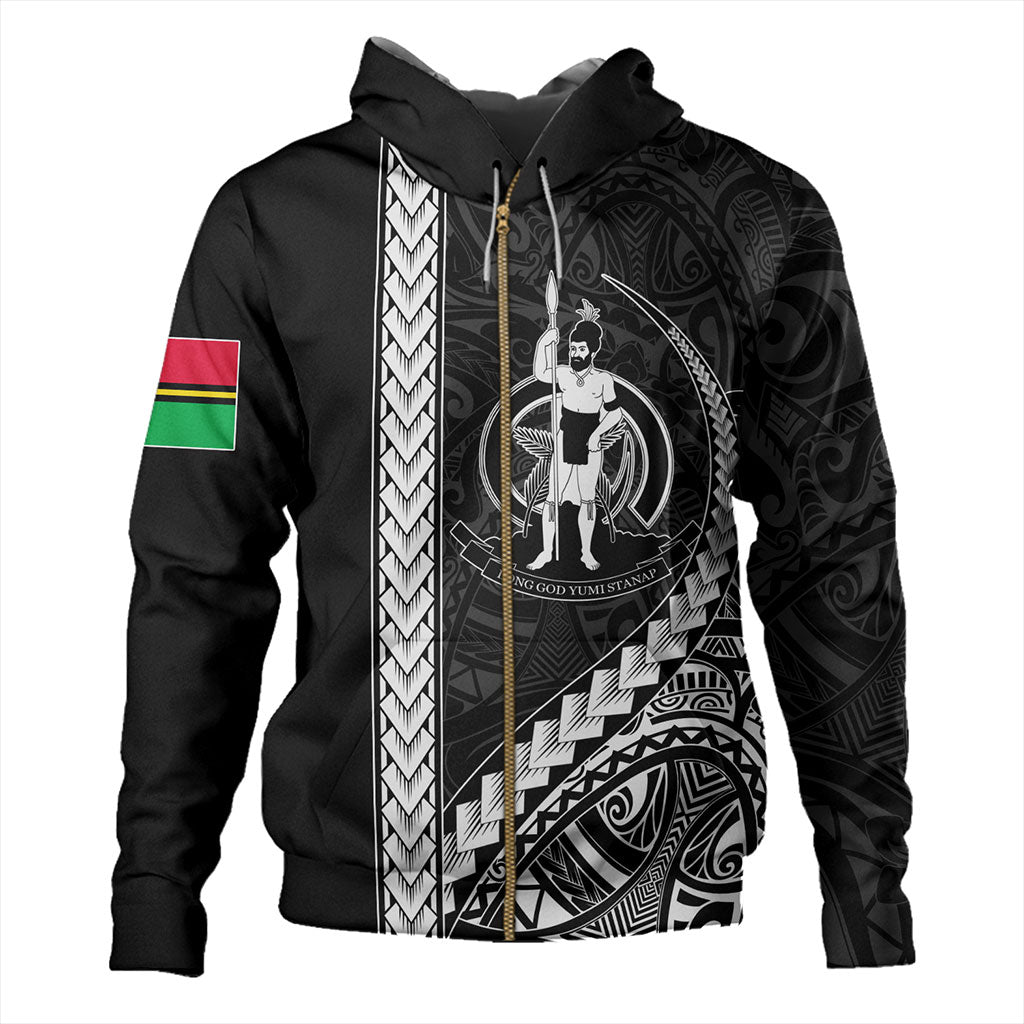 Vanuatu Hoodie Tribal Melanesian Coat Of Arms