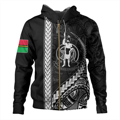 Vanuatu Hoodie Tribal Melanesian Coat Of Arms