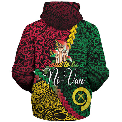 Vanuatu Sherpa Hoodie Proud To Be A Ni-van