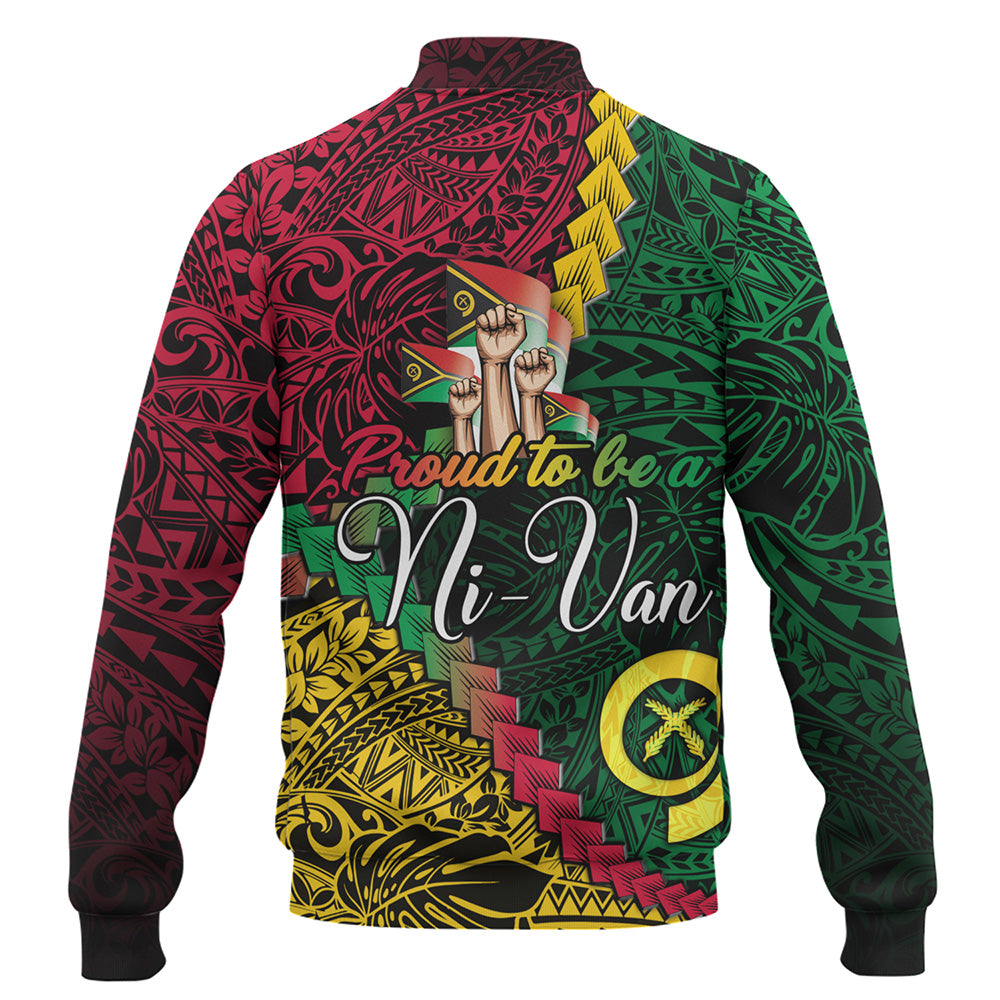 Vanuatu Baseball Jacket Proud To Be A Ni-van