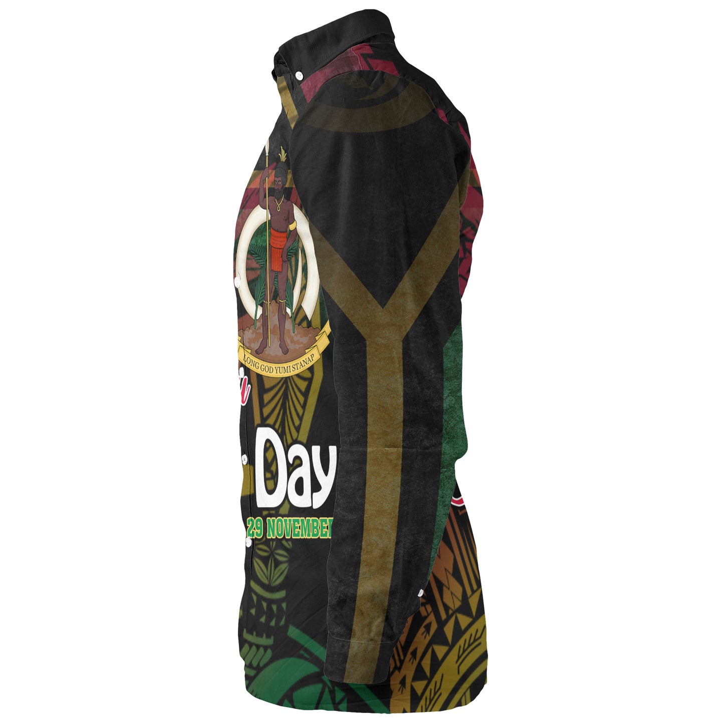 Vanuatu Long Sleeve Shirt Vanuatu Unity Day
