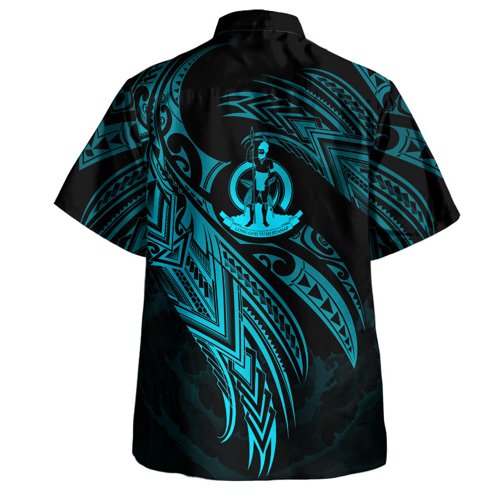 Vanuatu Custom Personalised Hawaiian Shirt Legend Color Version