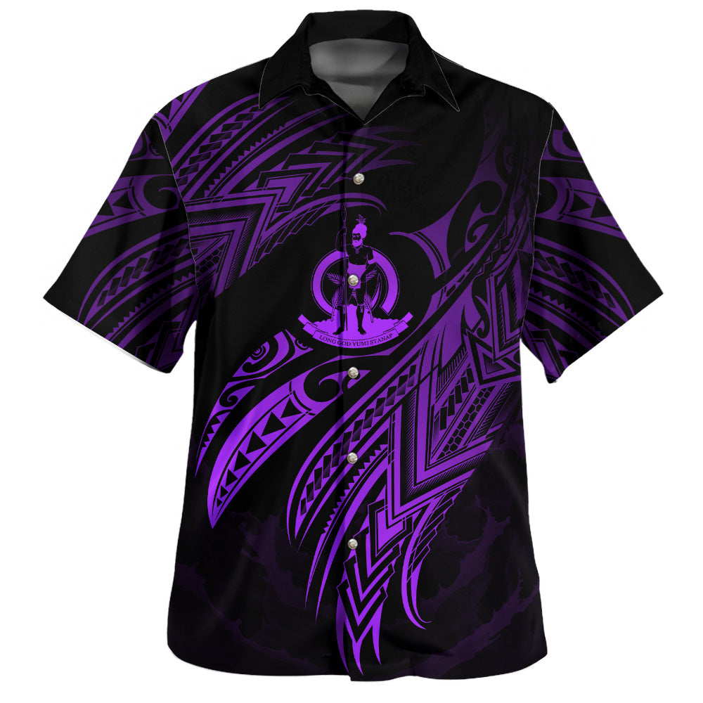 Vanuatu Custom Personalised Hawaiian Shirt Legend Color Version