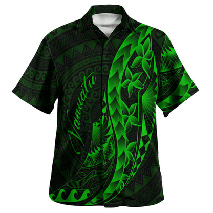 Vanuatu Custom Personalised Hawaiian Shirt Polynesian Pattern Style