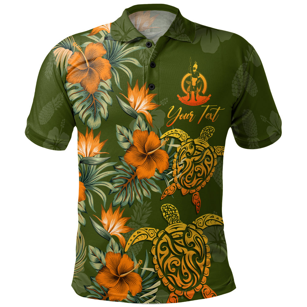 Vanuatu Polo Shirt Custom Personalised Polynesian Tropical Summer