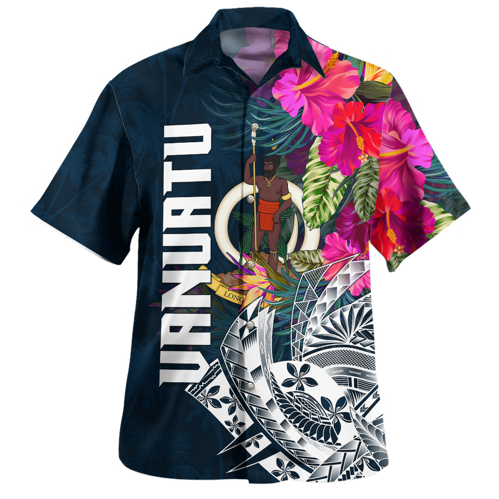 Vanuatu Hawaiian Shirt Custom Personalised Polynesian Summer Vibes